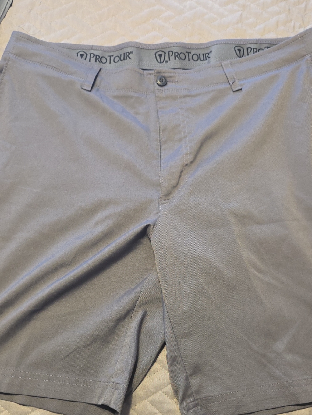 Men's Gray Performance Golf Shorts